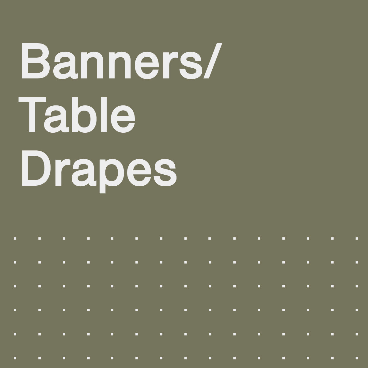 BANNERS/TABLE DRAPES – Peregrine Portal